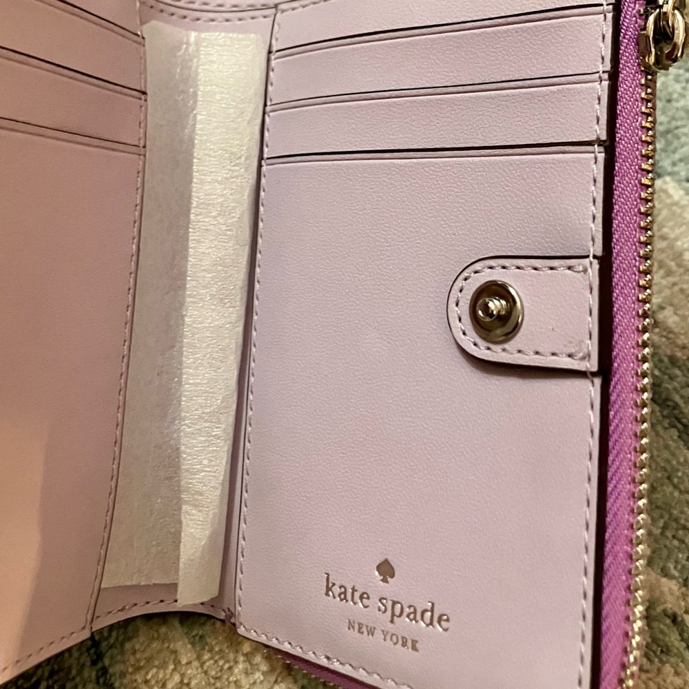Kate Spade Lilac Leather Wallet - Picture 3 of 7